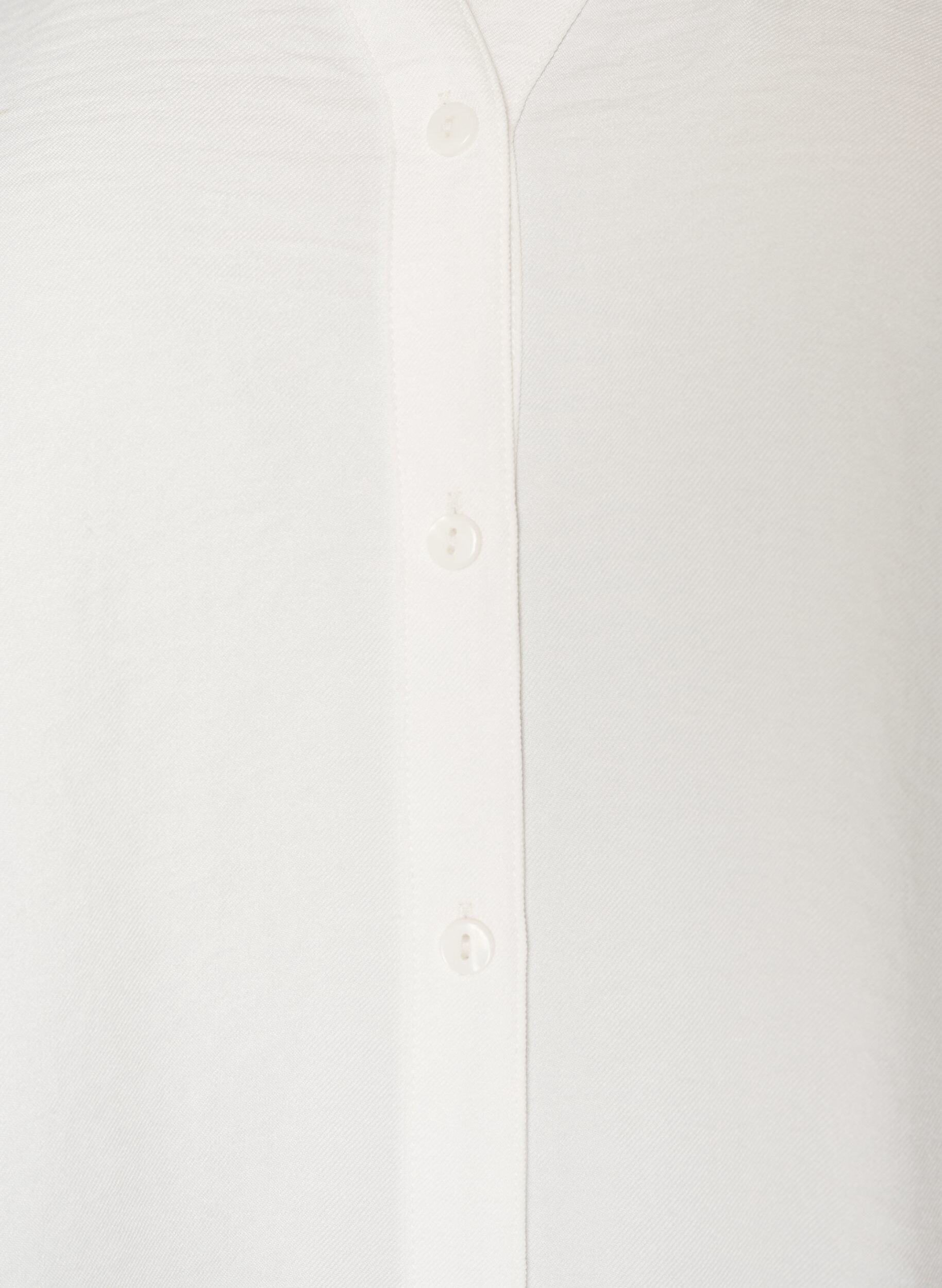 ZizziRento paita V-p&auml;&auml;ntiell&auml;, Valkoinen, Packshot image number 2