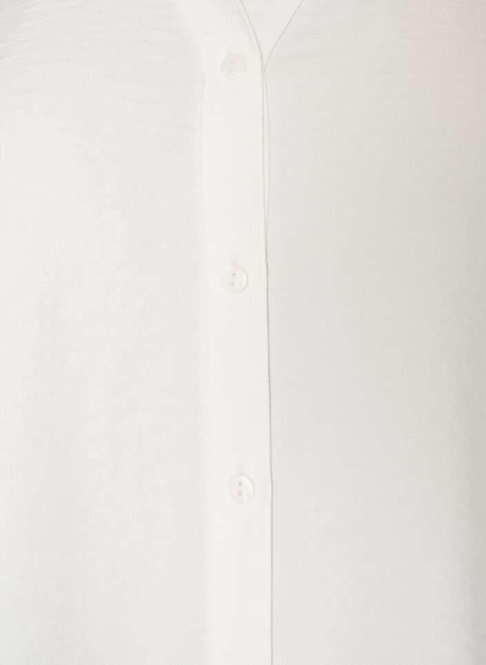 Rento paita V-p&auml;&auml;ntiell&auml;, Valkoinen, Packshot image number 2