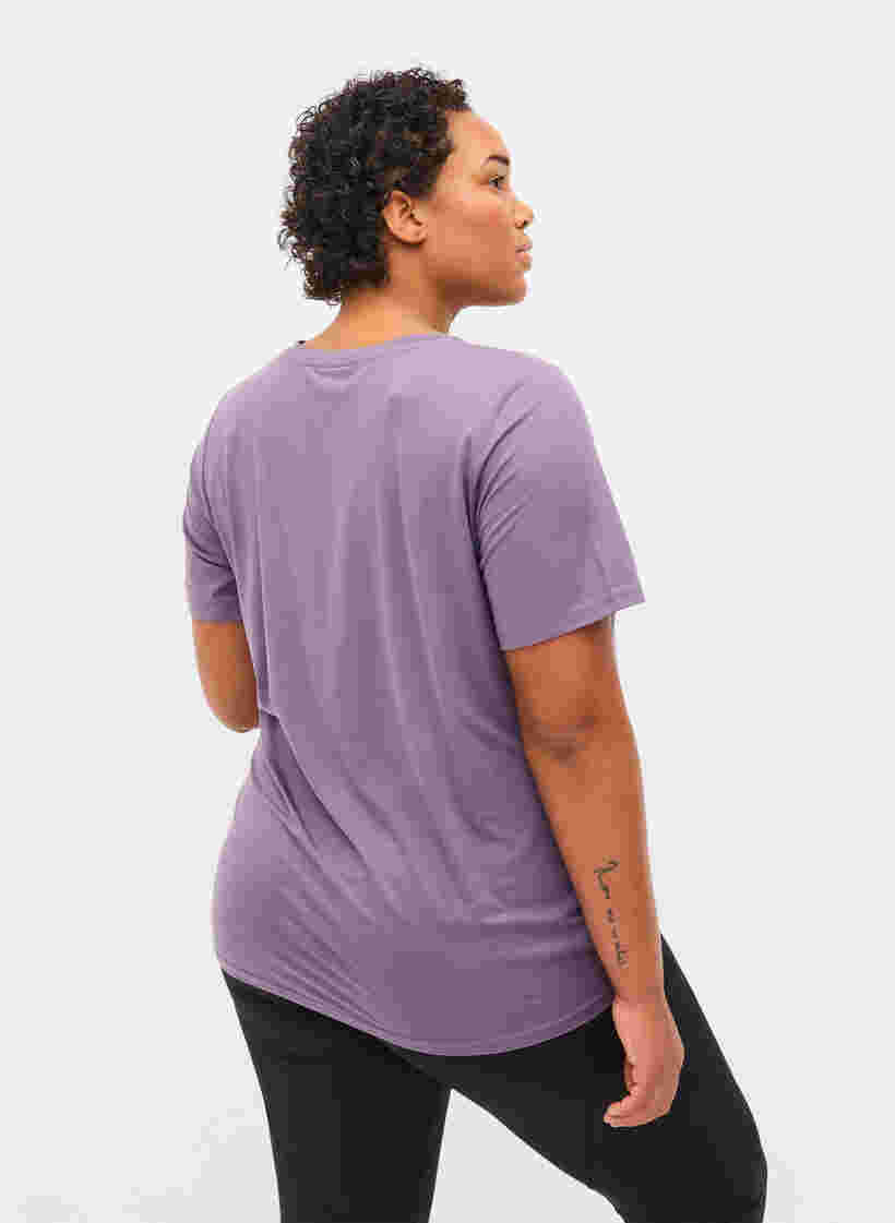Äitiys t-paita treeniin, Purple Sage, Model image number 1