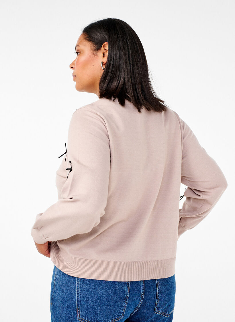 Neuletakki ruseteilla, Simply T. Black Bows, Model image number 1