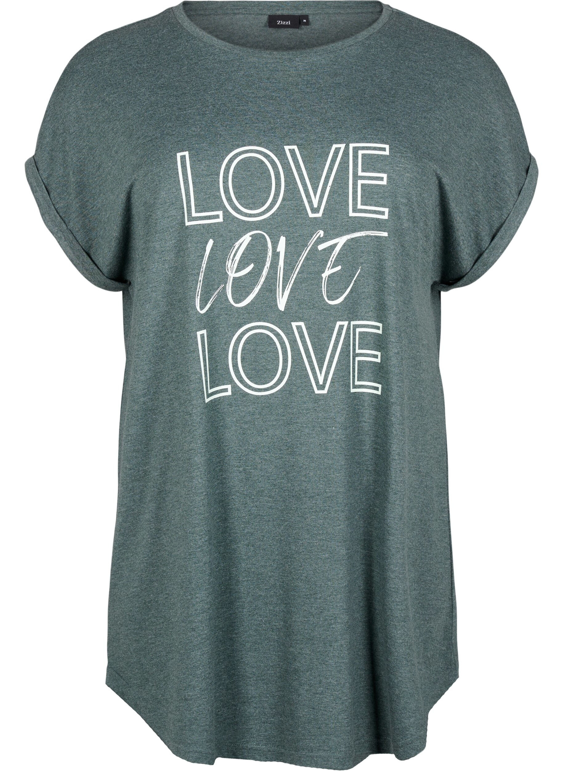 Lyhythihainen y&ouml;paita tekstipainatuksella