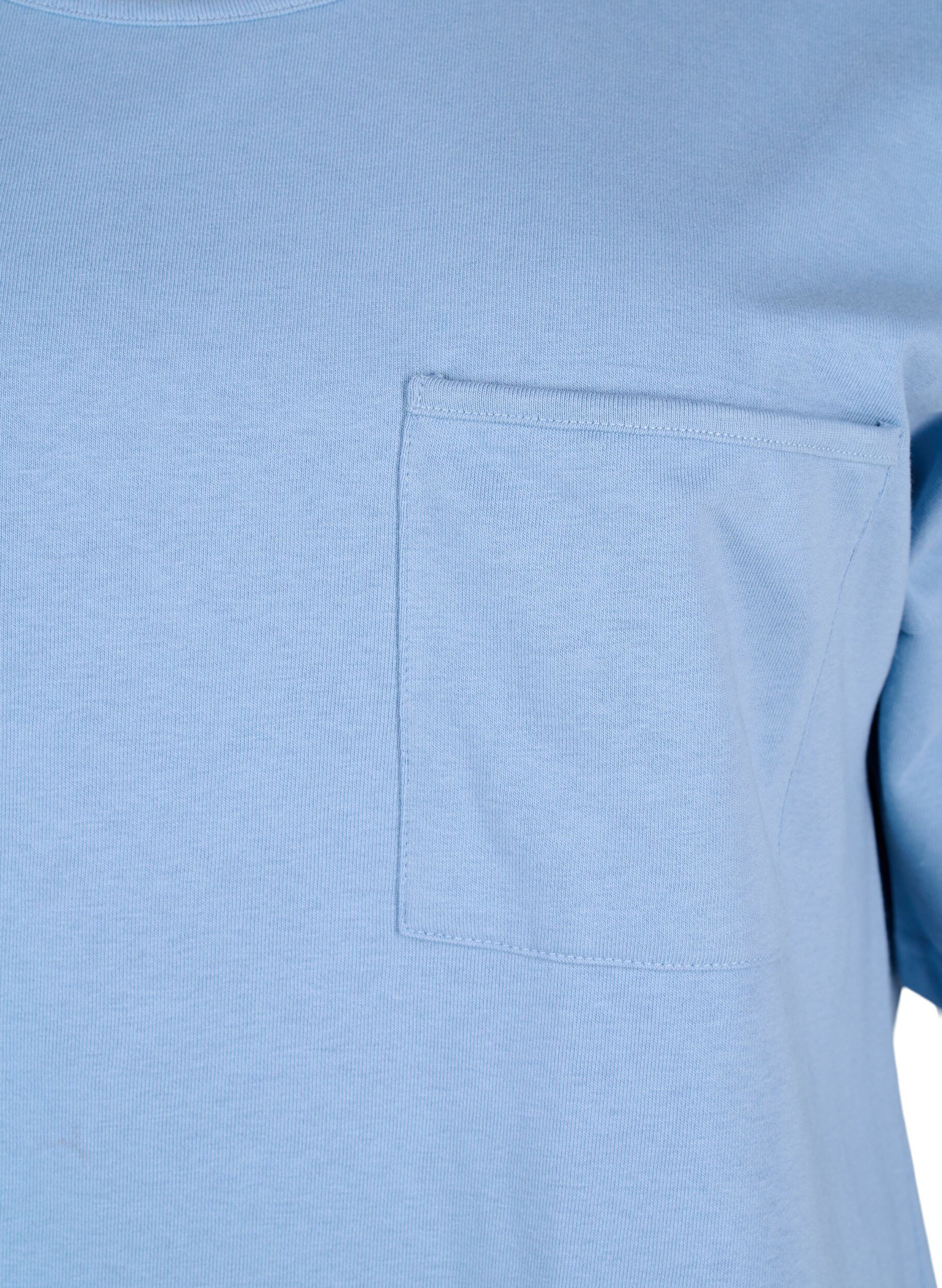 Zizzi Pusero 1/2-hihoilla, Faded Denim, Packshot image number 2