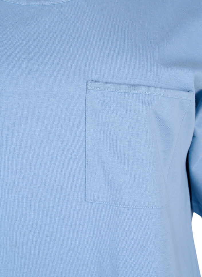 Pusero 1/2-hihoilla, Faded Denim, Packshot image number 2