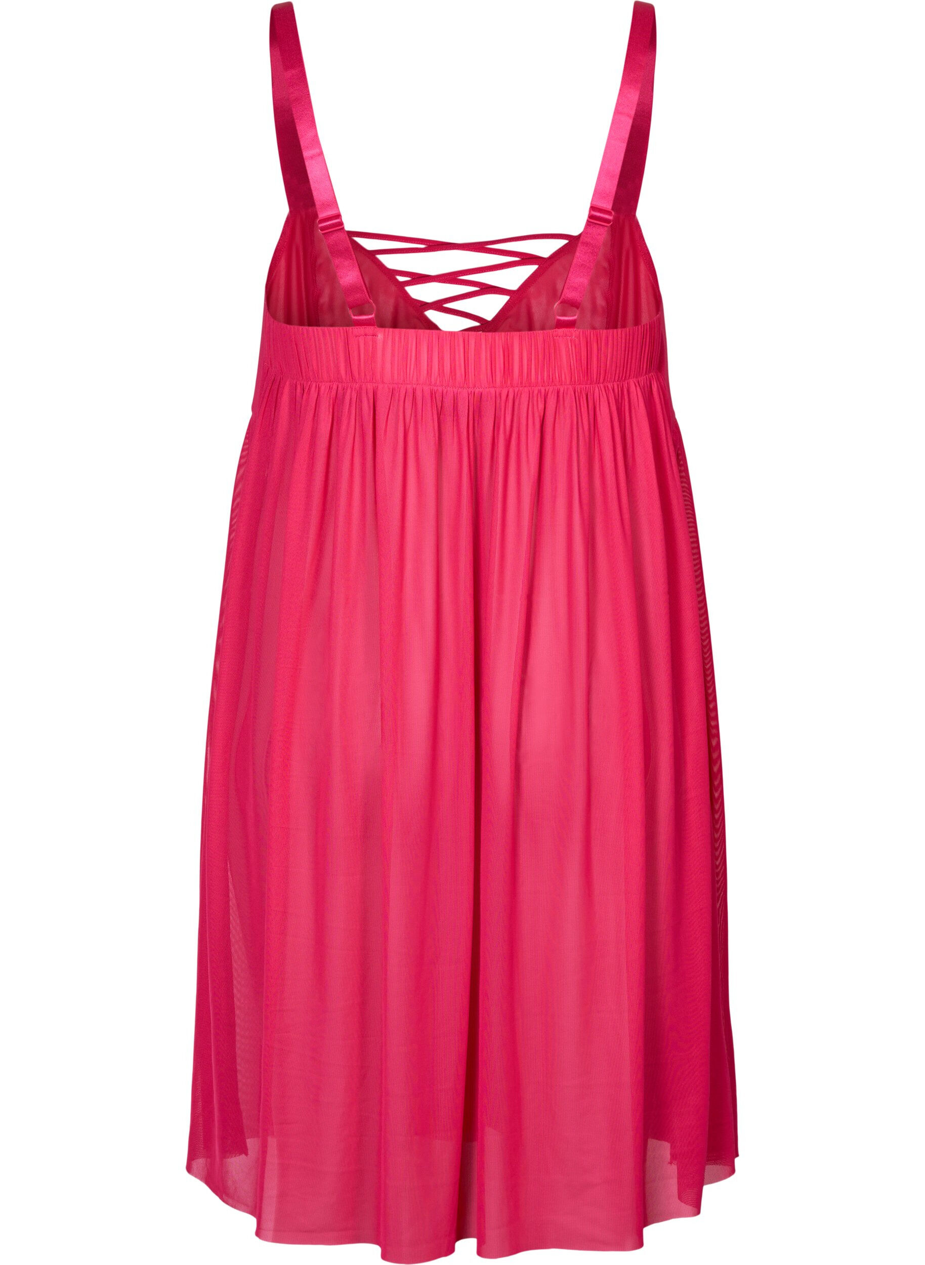 Zizzi Mesh-y&ouml;mekko nauhalla, Jazzy, Packshot image number 1