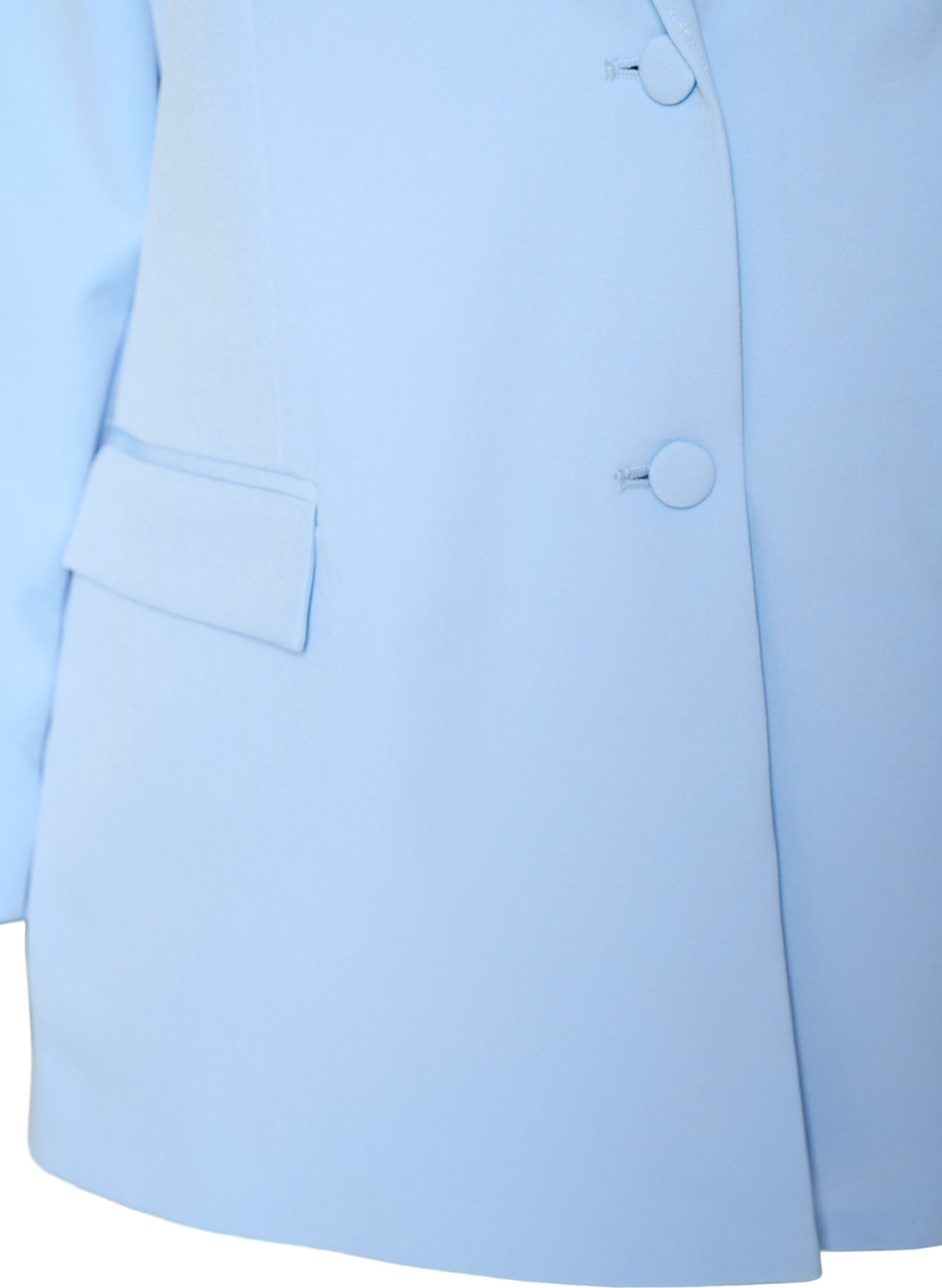 ZizziKlassinen bleiseri nappikiinnityksell&auml;, Sininen, Packshot image number 2