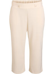 7/8-pituiset housut v&auml;lj&auml;ss&auml; mallissa, Beige