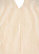 Raidallinen mekko, jossa on 3/4-hihat, Camel Stripe, Packshot image number 2