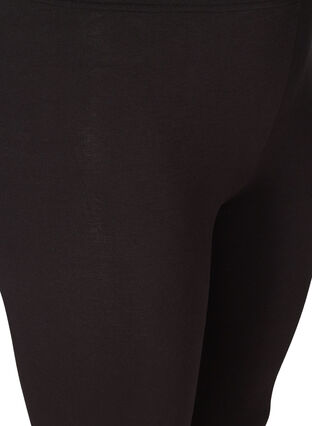 Perus 3/4-leggingsit rypytysyksityiskohdalla, Black, Packshot image number 2