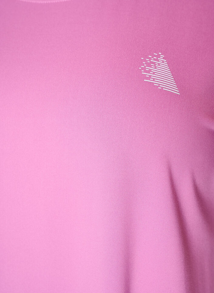 Pitk&auml; treeni-T-paita, Vaaleanpunainen, Packshot image number 2