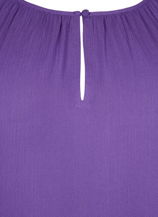 Viskoositunika 3/4-pituisilla hihoilla, Deep Lavender, Packshot image number 2