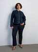 Ellen korkeavy&ouml;t&auml;r&ouml;iset bootcut-farkut, Sininen, Model image number 0