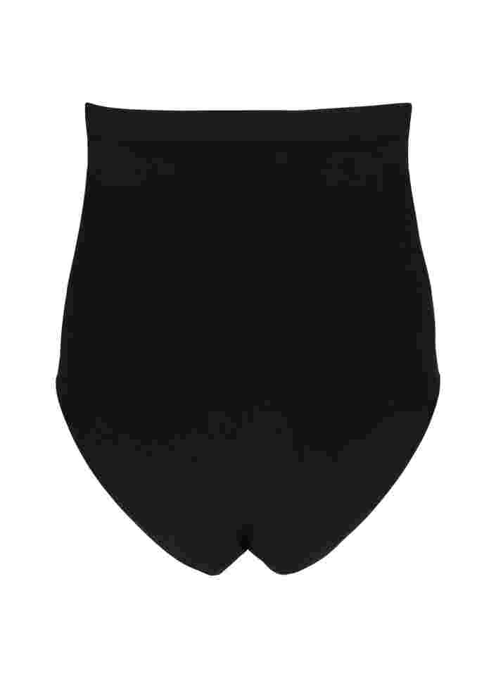 Korkeavyötäröiset shapewear-alushousut, Black, Packshot image number 1