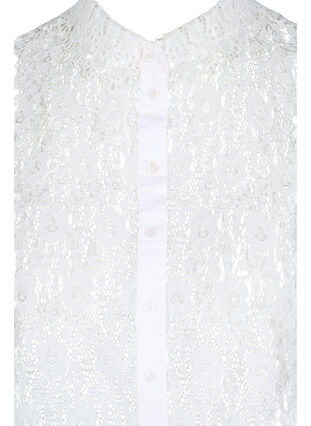 Paitakaulus pitsistä, Bright White, Packshot image number 2