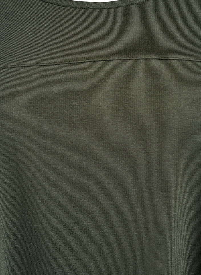 Jerseymekko lyhyill&auml; hihoilla ja taskuilla, Vihre&auml;, Packshot image number 2