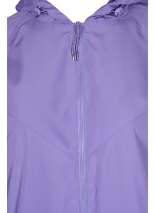 Lyhyt takki hupulla ja säädettävällä helmalla , Paisley Purple, Packshot image number 2
