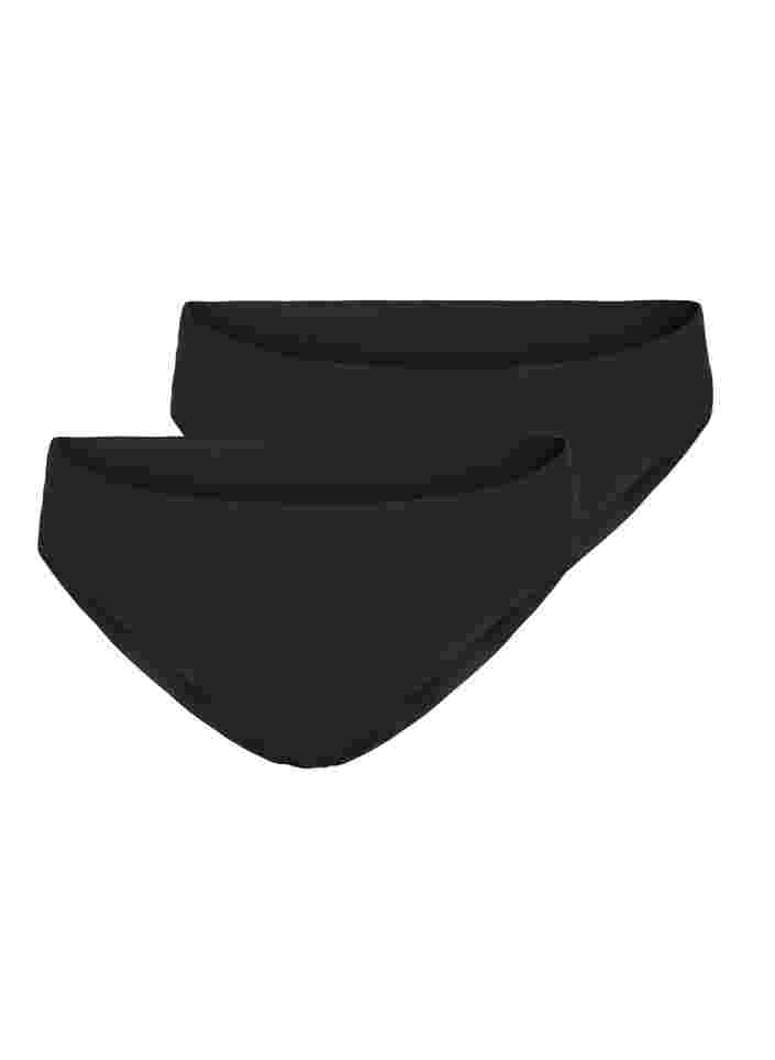 2 kpl saumattomia alushousuja , Black, Packshot image number 0
