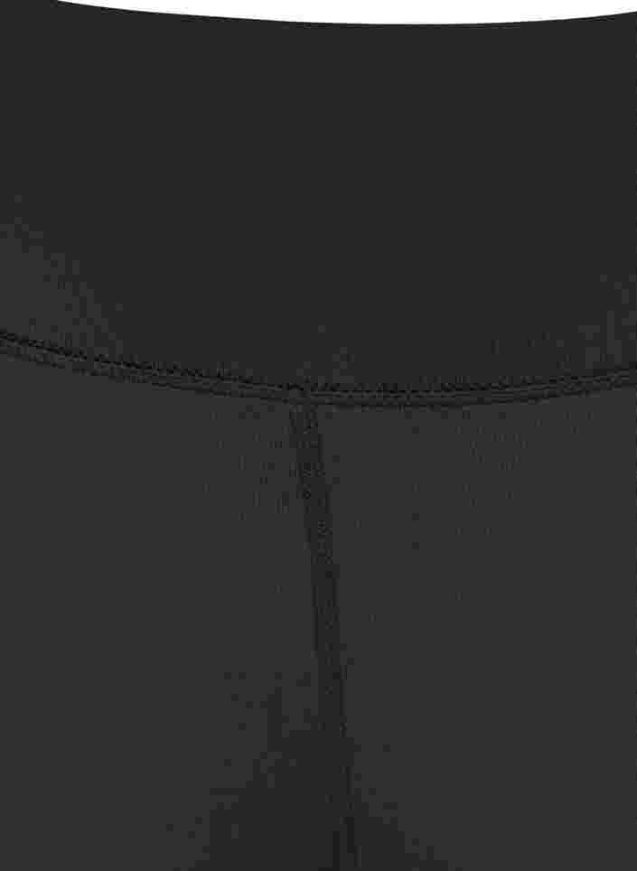 Kropatut treenitrikoot rypytyksellä, Black, Packshot image number 2
