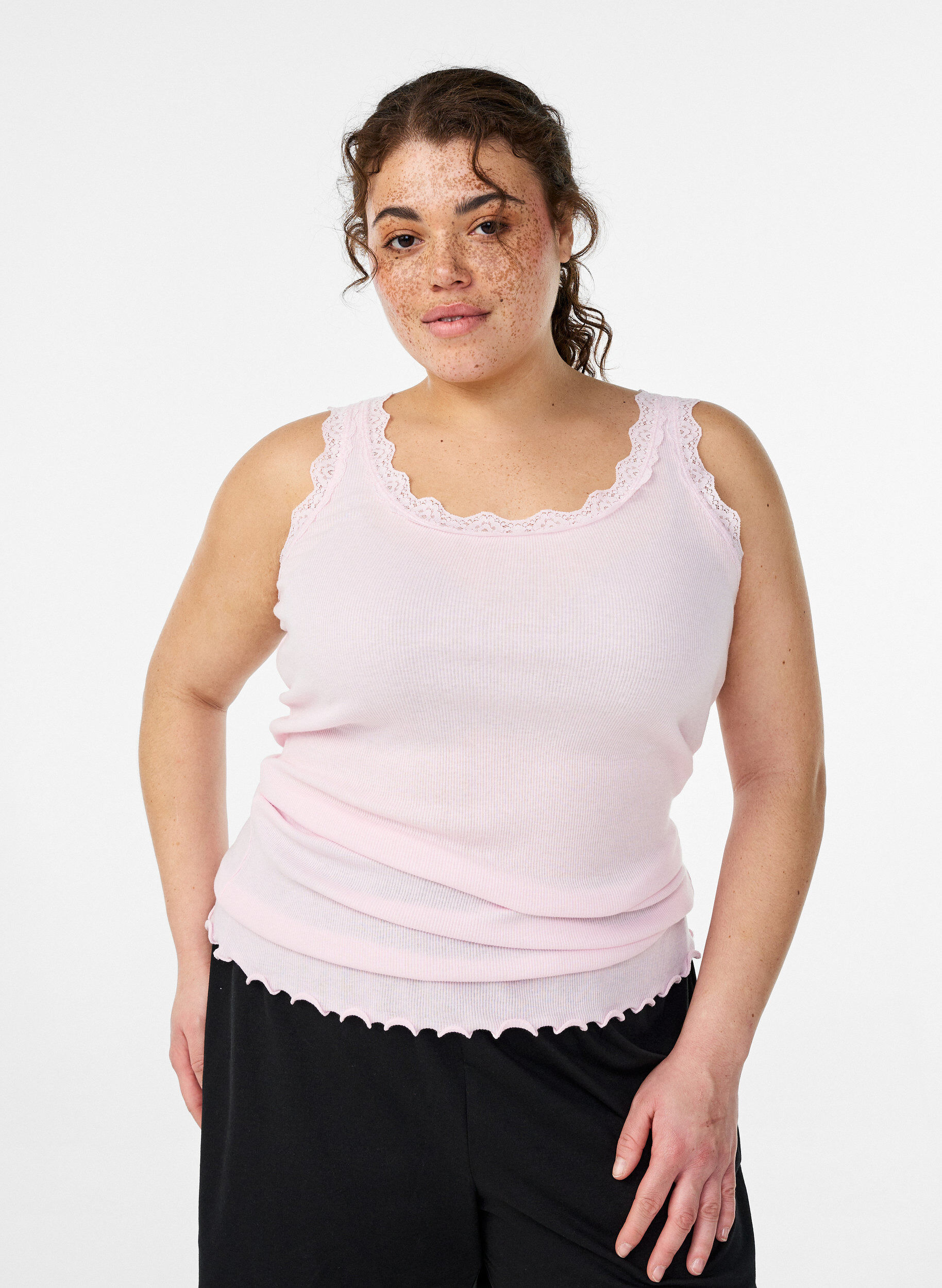 ZizziPitsikoristeinen yl&auml;osa, Vaaleanpunainen, Model image number 0