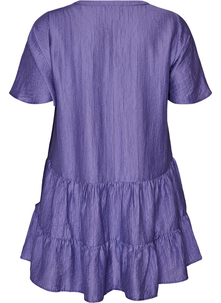 R&ouml;yhel&ouml;mekko A-linjaisella leikkauksella, Violetti, Packshot image number 1