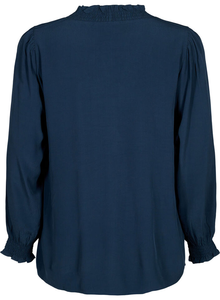 Pitkähihainen viskoosipaita, Total Eclipse, Packshot image number 1