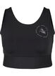 CORE, MID SUPPORT SPORTS BRA - Urheilurintaliivit, Black, Packshot image number 0