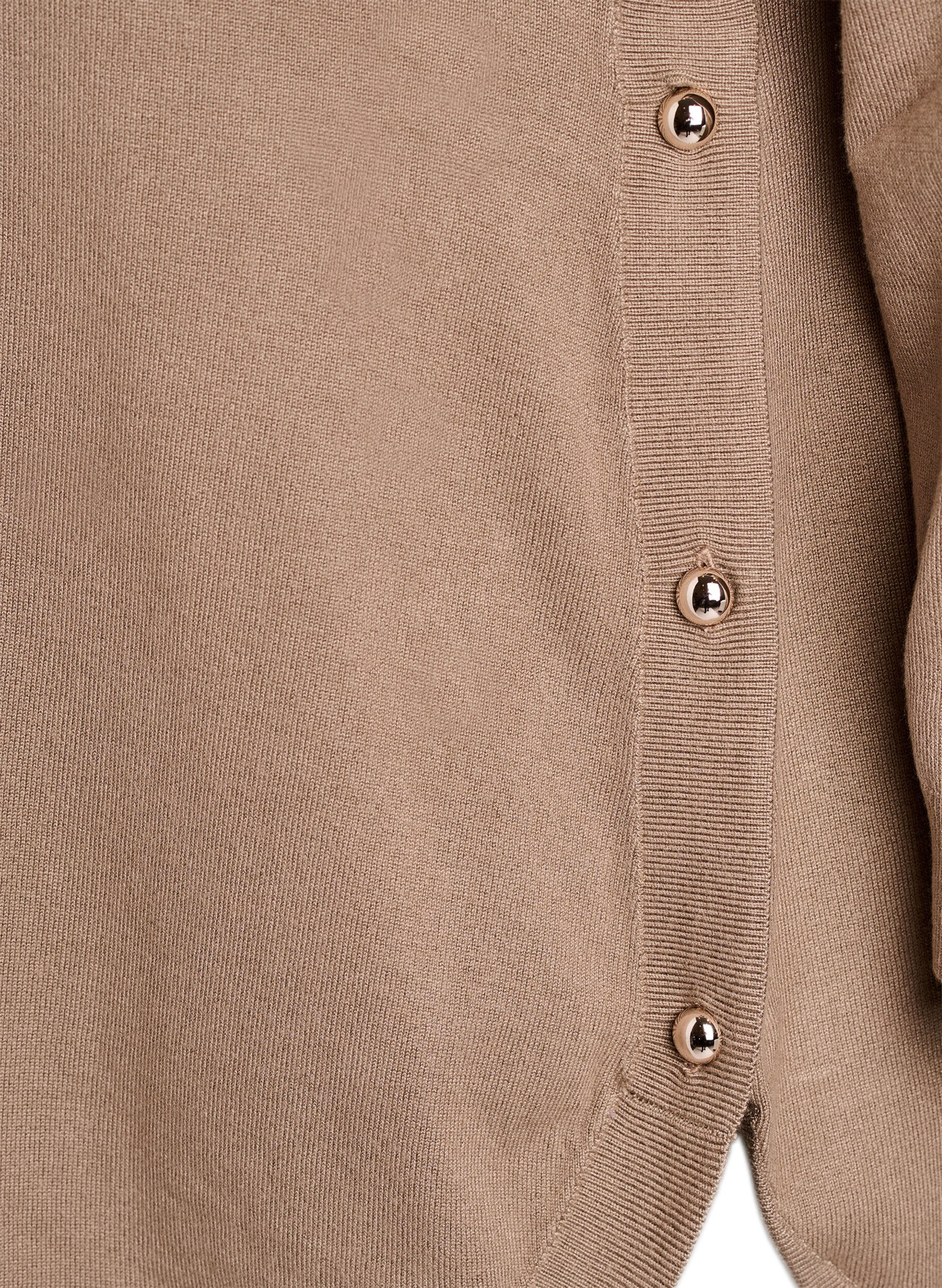 ZizziNeulepusero sivunapeilla, Beige, Packshot image number 3