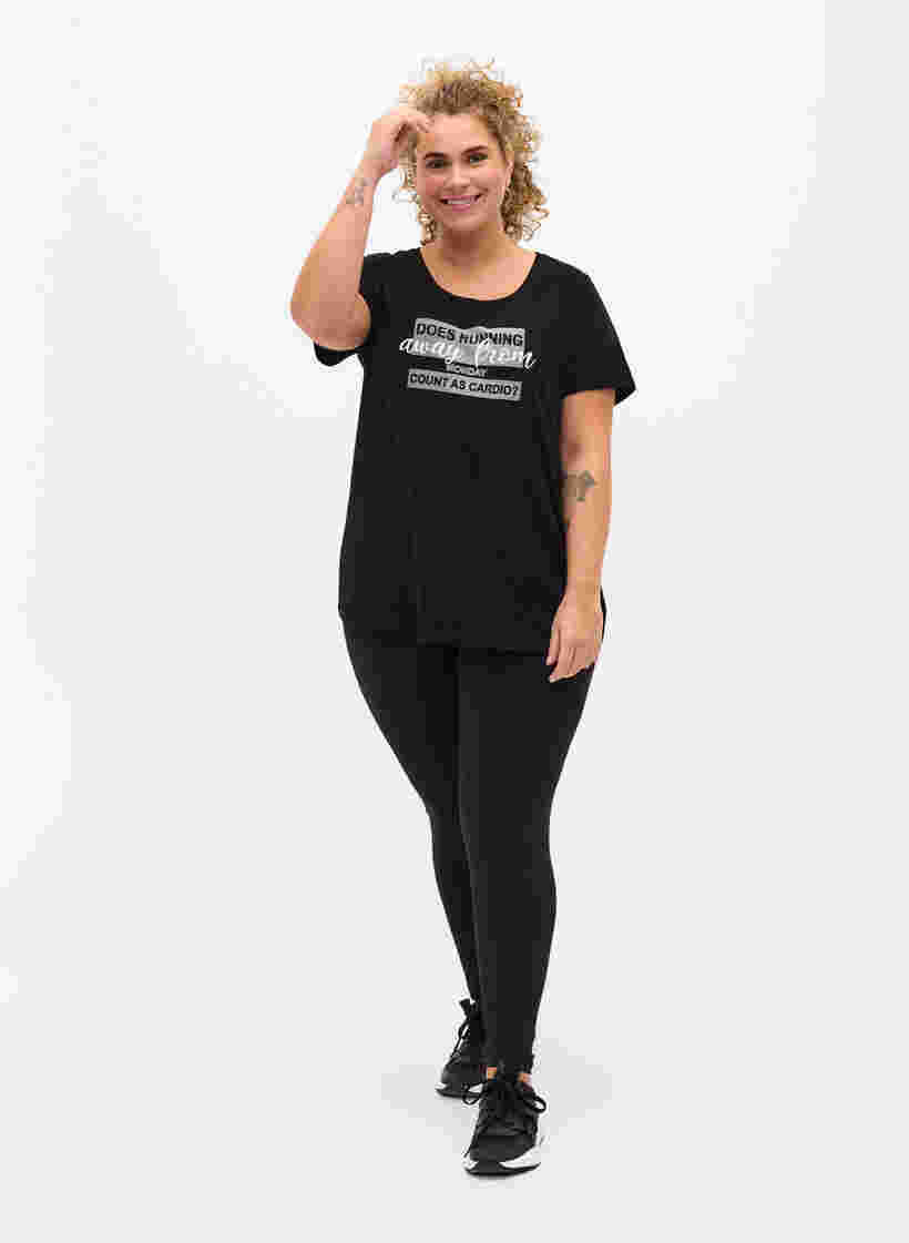 T-paita printillä treeniin , Black Monday, Model image number 2