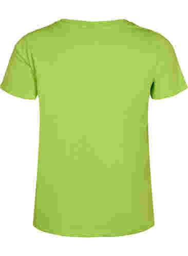 Puuvillainen t-paita printillä, Lime Green w. Bella, Packshot image number 1
