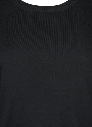 Neulepusero pyöreällä pääntiellä, Black, Packshot image number 2