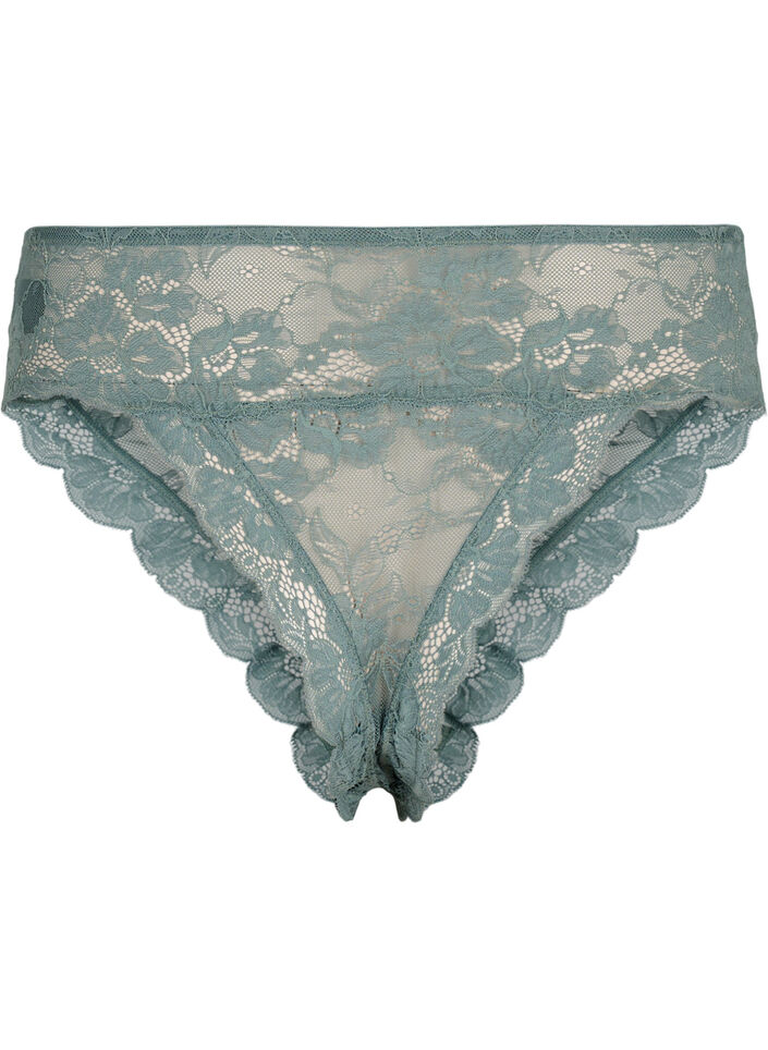 Brazilian-alushousut normaalilla vyötäröllä, Balsam Green, Packshot image number 1