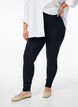 Puuvillaiset leggingsit vuorella , Musta, Model image number 0