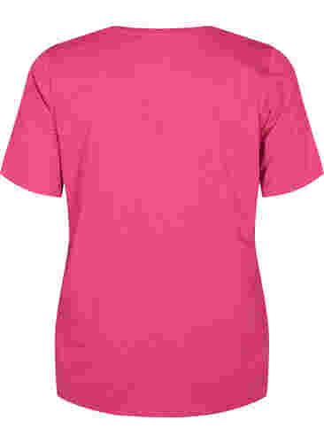 FLASH - T-paita v-pääntiellä, Raspberry Rose, Packshot image number 1