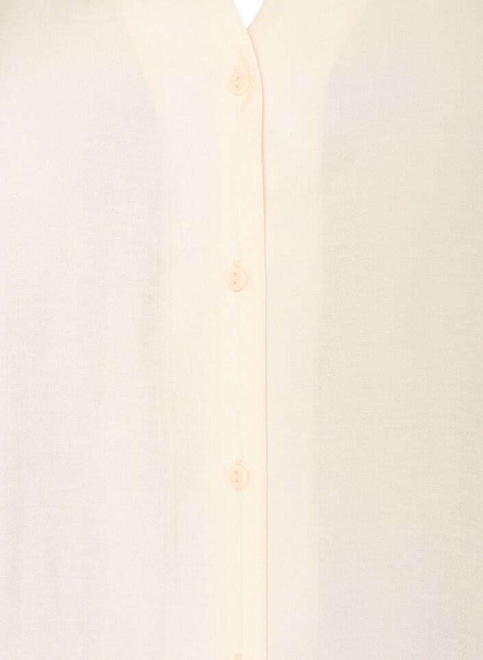 Paitapusero kyyn&auml;rmittaisilla hihoilla ja kukkayksityiskohdilla, Beige, Packshot