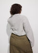 Ruudullinen paita rintataskulla, Valkoinen, Model image number 2