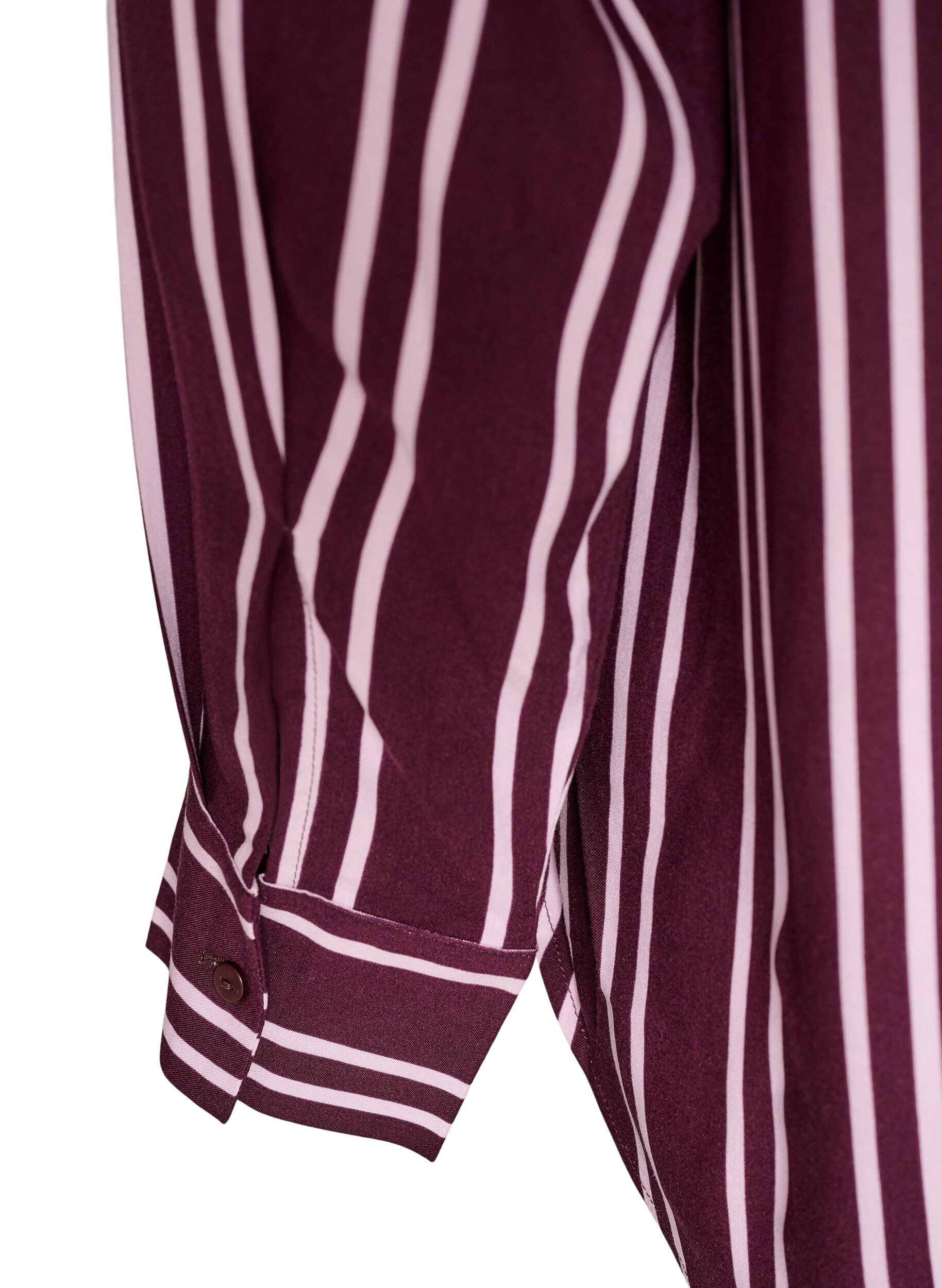 ZizziRaidallinen y&ouml;paita, Tumma Bordeaux, Packshot image number 3