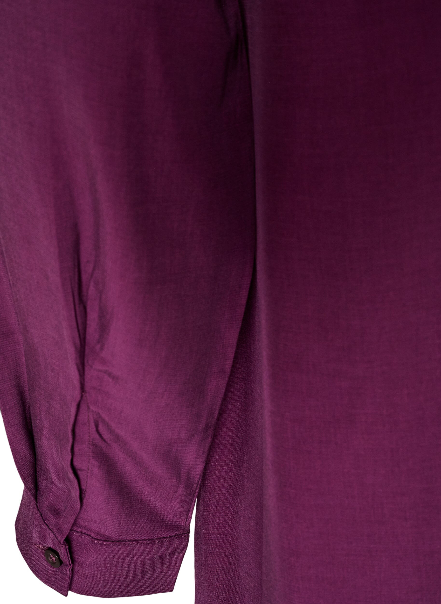 ZizziLyhyt paitamekko r&ouml;yhel&ouml;kerroksella, Violetti, Packshot image number 3