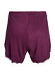 Rennot y&ouml;shortsit ribatulla tekstuurilla ja pitsisomisteilla, Tumma Bordeaux, Packshot image number 1