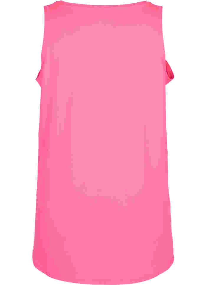 Treenitoppi v-pääntiellä, Neon pink, Packshot image number 1