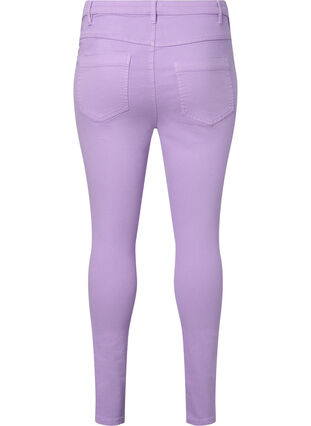Korkeavyötäröiset Amy farkut super slim fit -mallissa, Lavender, Packshot image number 1
