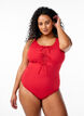Uimapuku ruseteilla, Punainen, Model image number 0