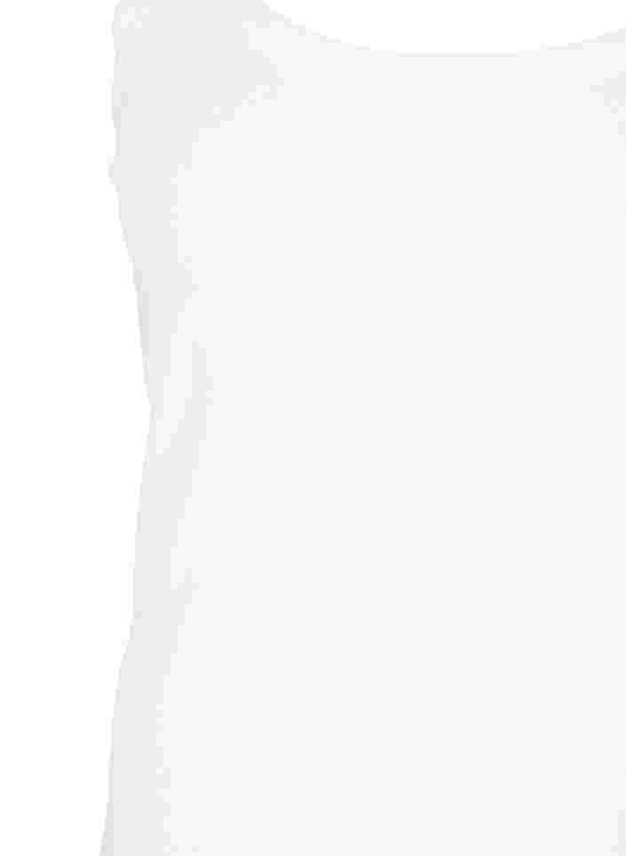 Puuvillarintaliivit pyöreällä pääntiellä, B. White/Upper Font, Packshot image number 2