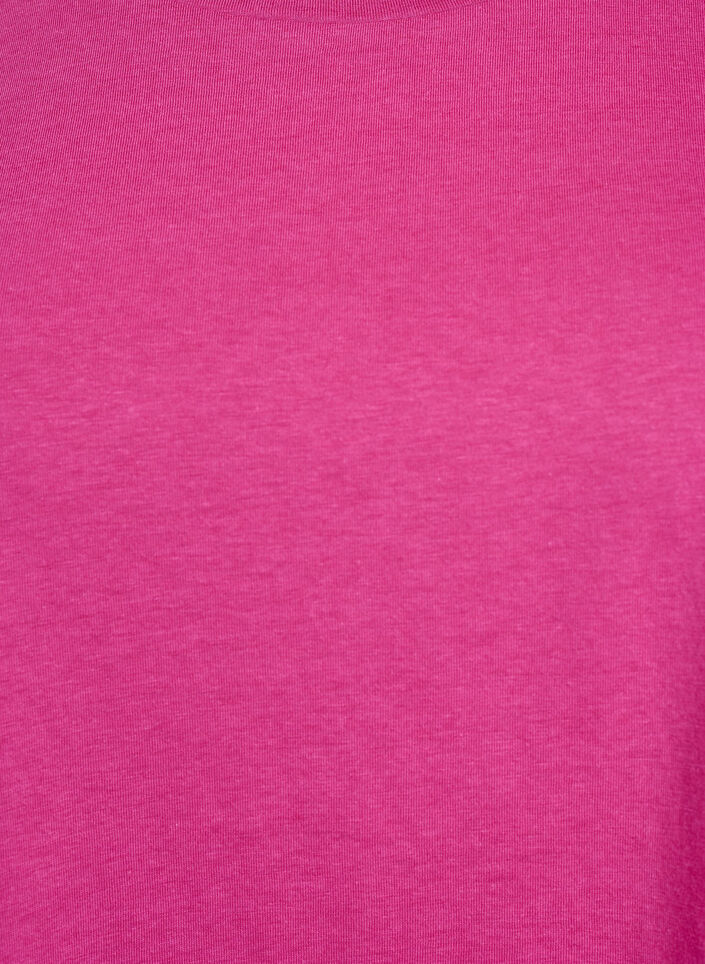 Lyhythihainen puuvillasekoitteinen T-paita, Vaaleanpunainen, Packshot image number 2