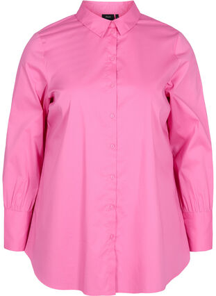 Pitkähihainen paita korkeilla manseteilla, Aurora Pink, Packshot image number 0