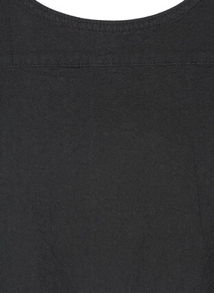 Hihaton mekko puuvillasta, Black, Packshot image number 2