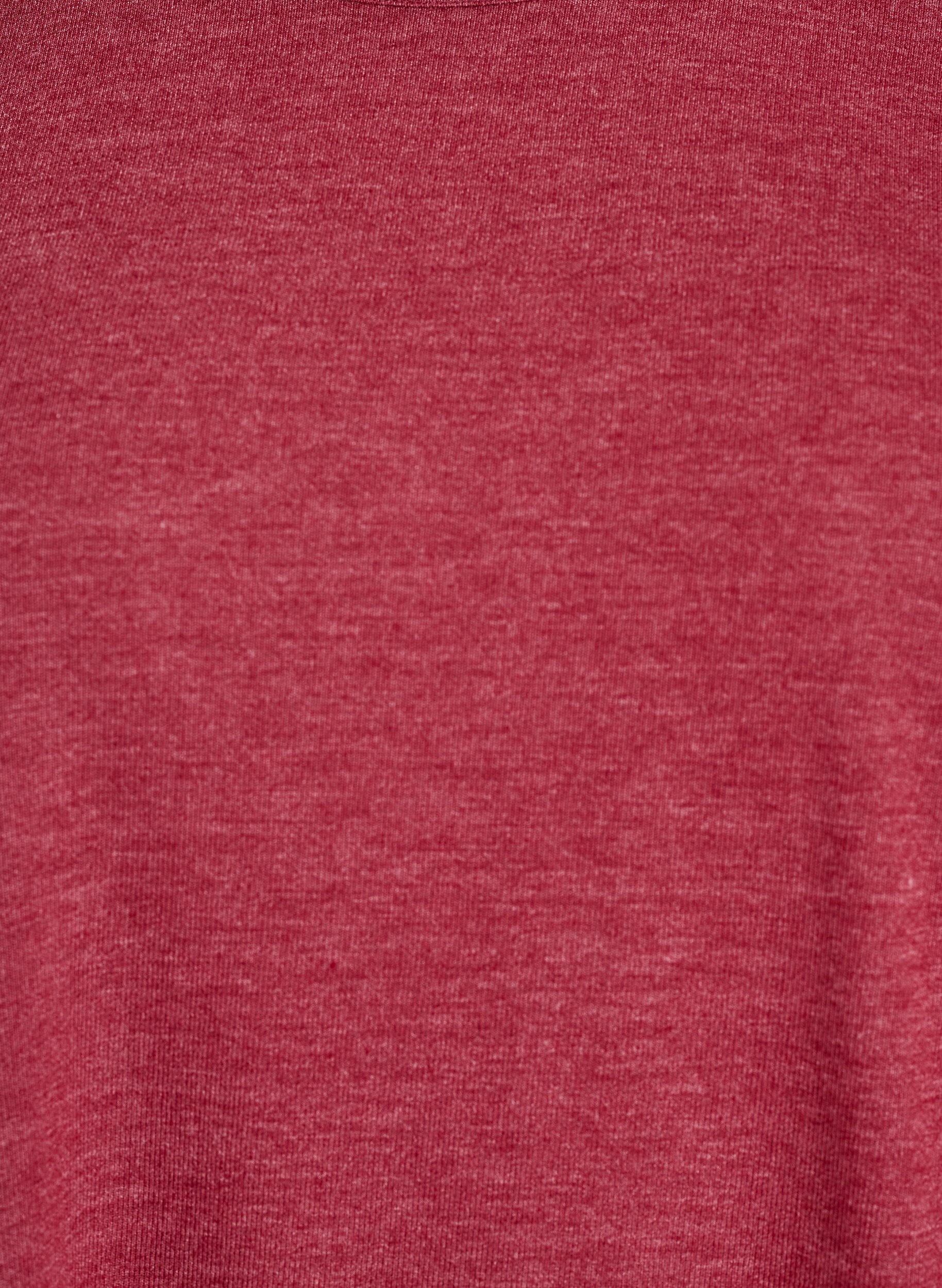 ZizziJersey -pusero 3/4-hihoilla, Punainen, Packshot image number 2
