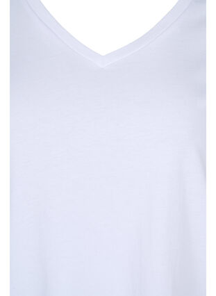 2 perus t-paitaa puuvillasta, Navy B/B White, Packshot image number 3