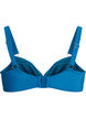 Bikiniliivit, joissa on kaarituet ja laskostus, Sininen, Packshot image number 1