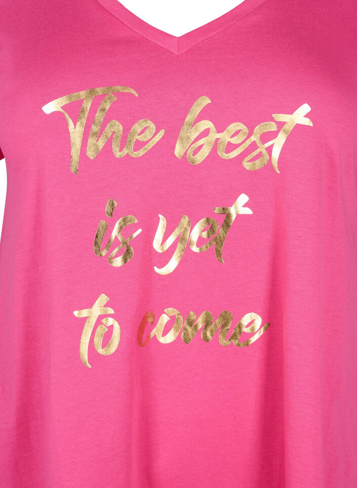 Lyhythihainen puuvillainen t-paita, Raspberry S. Best, Packshot image number 2