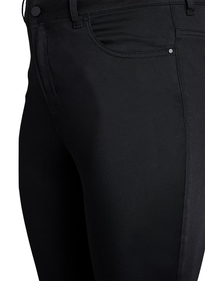 Stay Black Amy korkeavyötäröiset farkut, Musta, Packshot image number 2