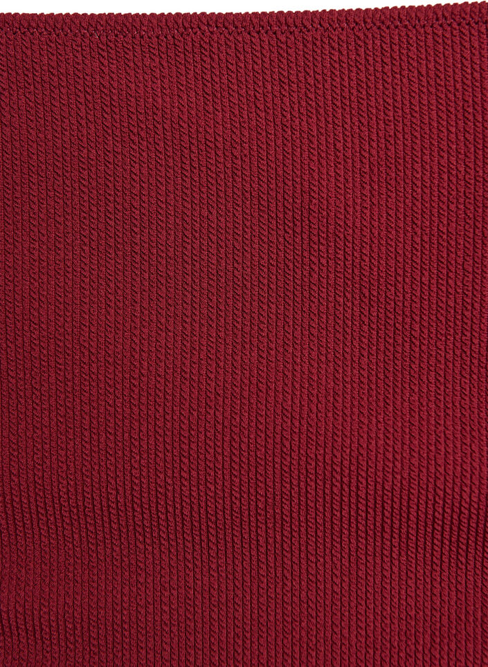 Korkeavy&ouml;t&auml;r&ouml;iset bikinialaosat tekstuurilla, Punainen, Packshot image number 2